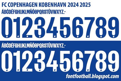 Font Vector FC Copenhagen Kobenhavn 2024 2025 kit_0