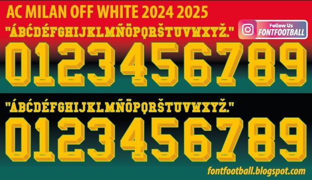 Font Vector AC Milan Off White 2024 2025 kit_0
