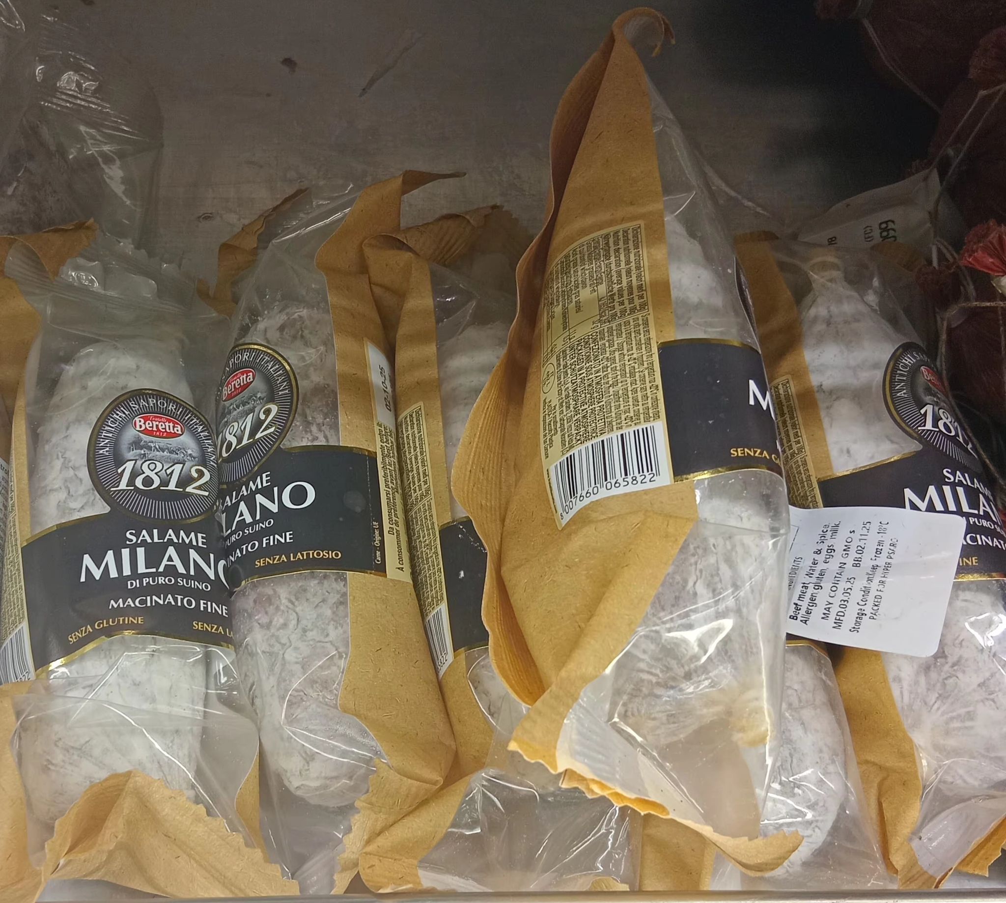 Beretta Salamie Milano Di Puro 200gr_0