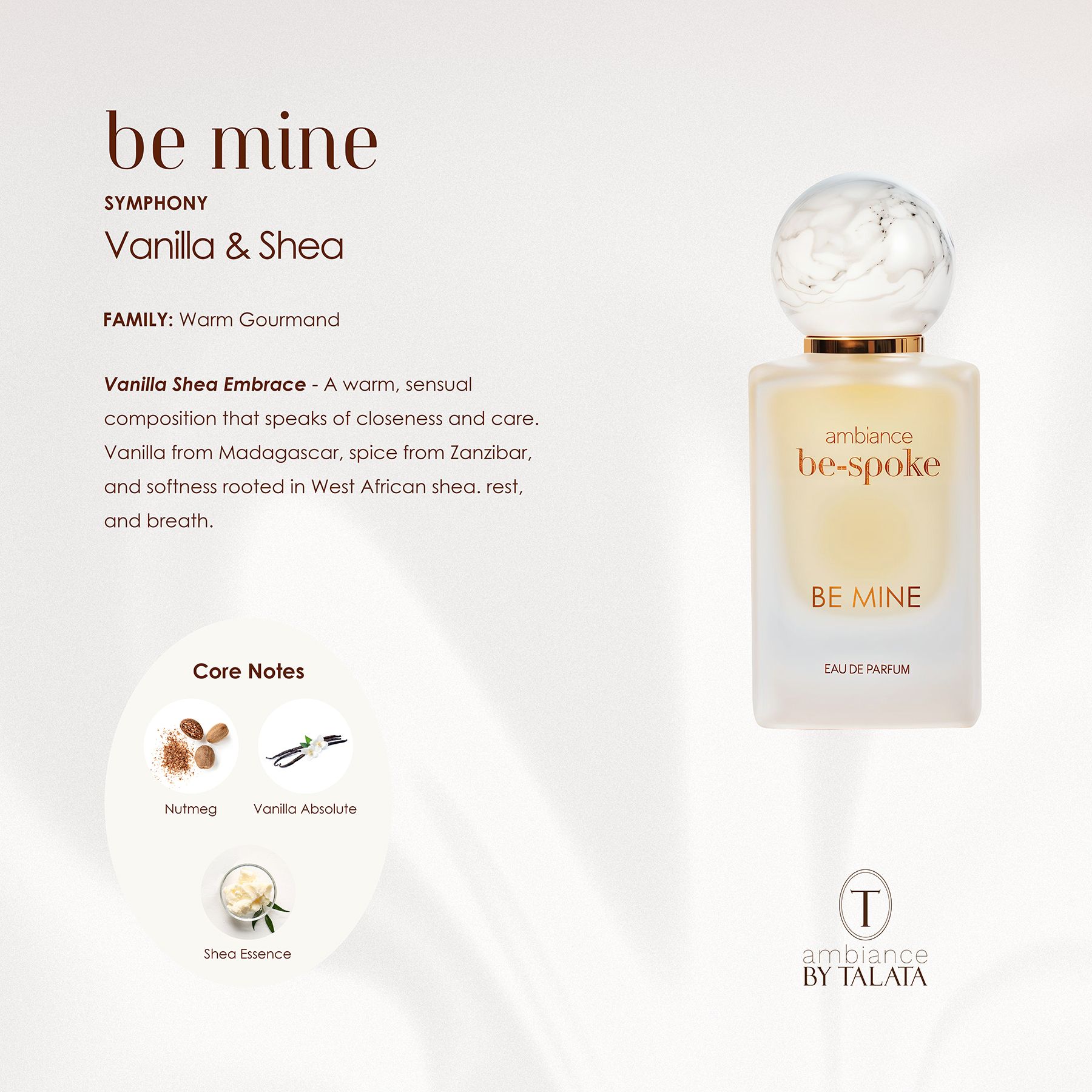 BE MINE - Vanilla · Shea Essence - Eau De Parfum - 50ml + Travel Size 10ml_1