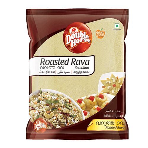 Double Horse Roasted Rava 1 KG_0