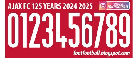 Font Vector Ajax FC 125 Years 2024 2025 kit_0
