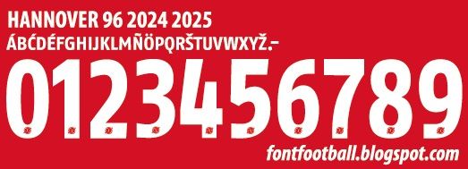 Font Vector Hannover 96 2024 2025 kit_0