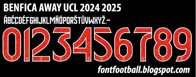 Font Vector Benfica Away UCL 2024 2025 kit_0
