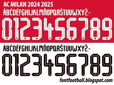 Font Vector AC Milan 2024 2025 kit_0