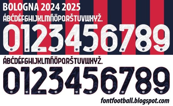 Font Vector Bologna 2024 2025 kit_0
