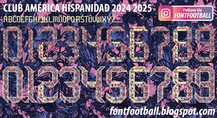 Font Vector Club América Hispanidad 2024 2025 kit_0