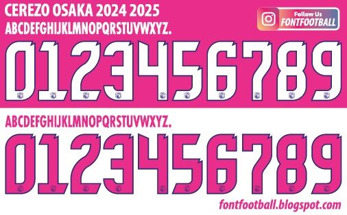 Font Vector Cerezo Osaka 2024 2025 kit_0