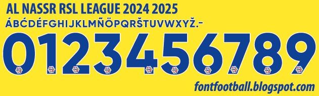 Font Vector AL Nassr RSL Saudi Arabia League 2024 2025 kit_0
