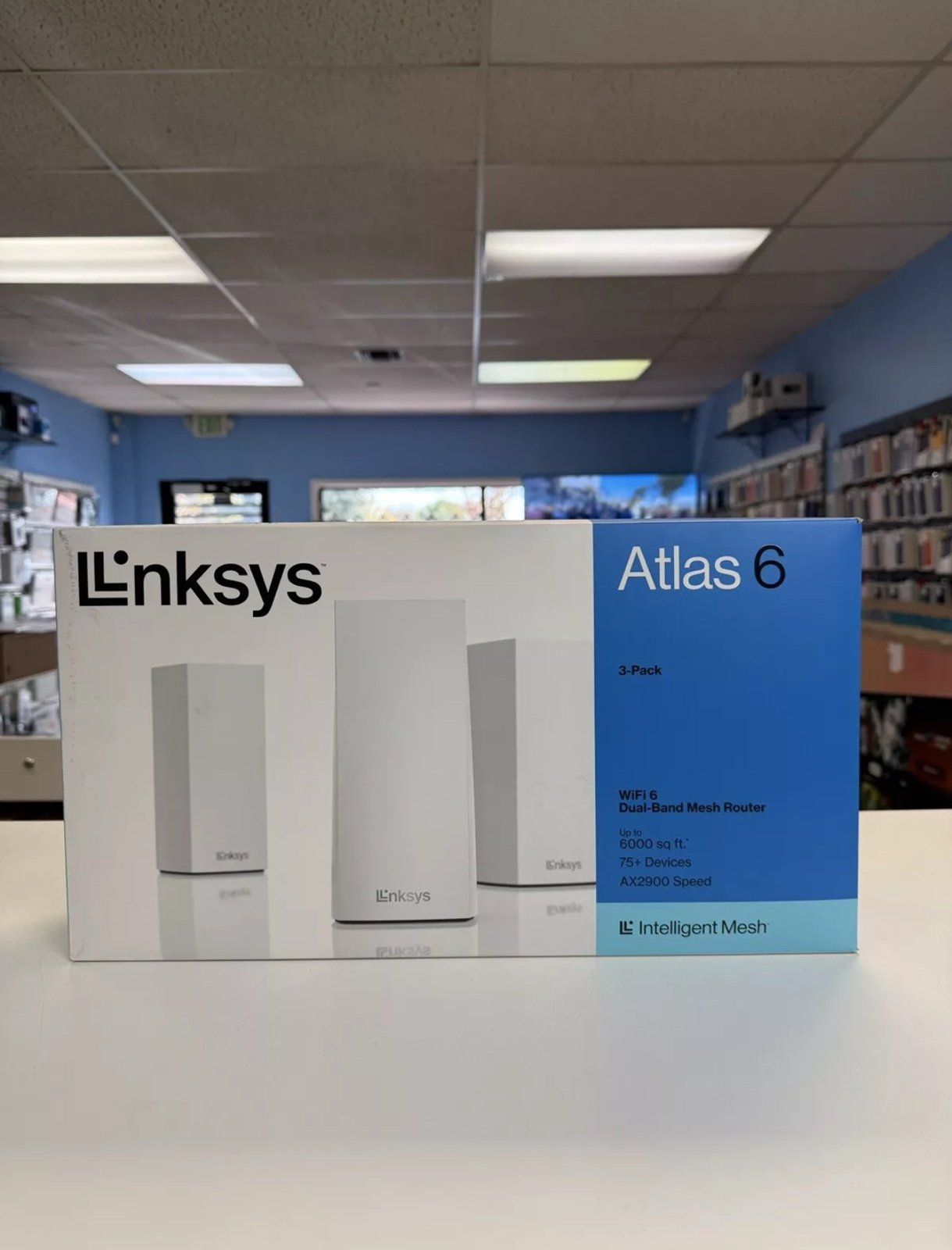 Linksys Atlas 6 Dual-Band AX2900 Wi-Fi 6 Mesh System - White 3 Pack MX20EC3_0