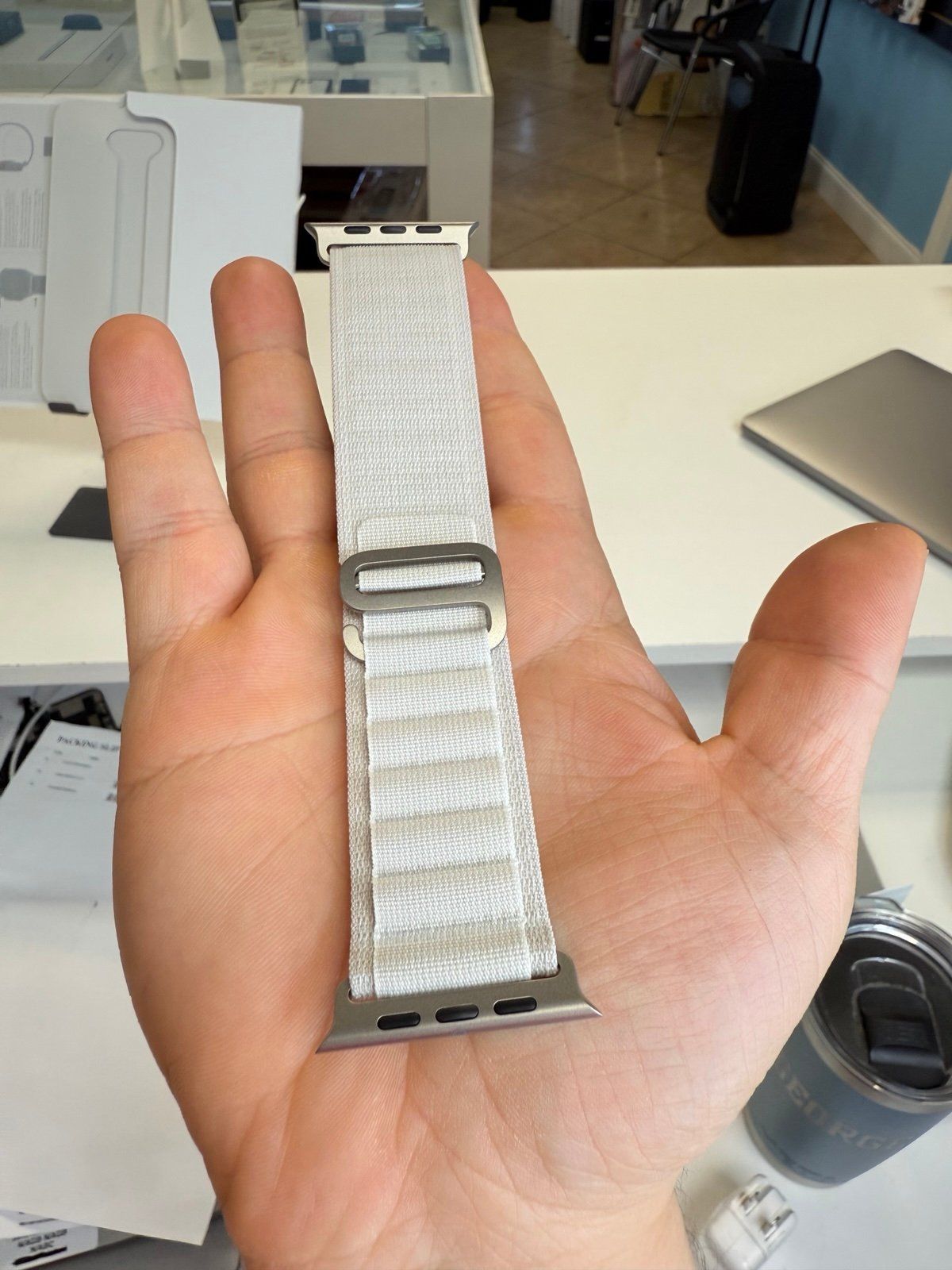 Apple Watch Band 49mm Starlight Original APPLE WATCH Ultra band Size M_4