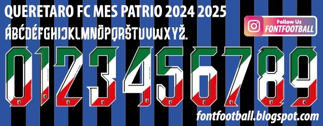 Font Vector Querétaro FC Mes Patrio 2024 2025 kit_0