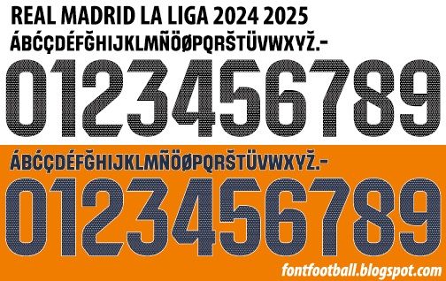 Font Vector Real Madrid La Liga 2024 2025 kit_0