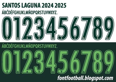 Font Vector Santos Laguna 2024 2025 kit_0