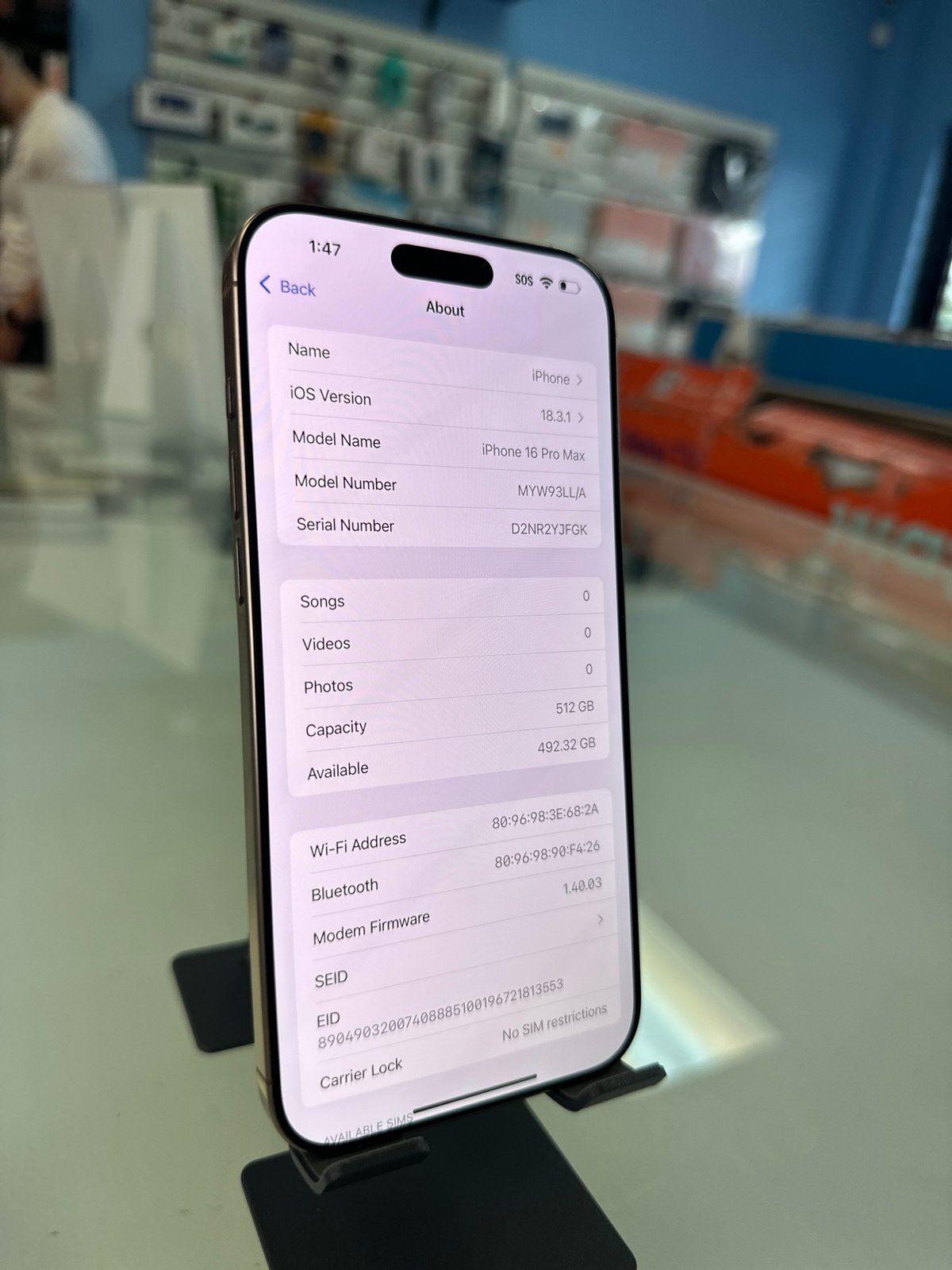 iPhone 16 Pro Max 512 GB Unlocked Desert Titanium_5