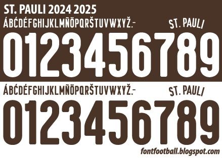 Font Vector St. Pauli 2024 2025 kit_0
