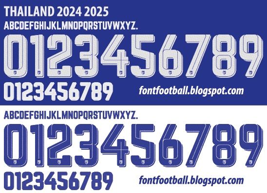 Font Vector Thailand National Team 2024 2025 kit_0