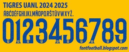 Font Vector Tigres UANL 2024 2025 kit_0
