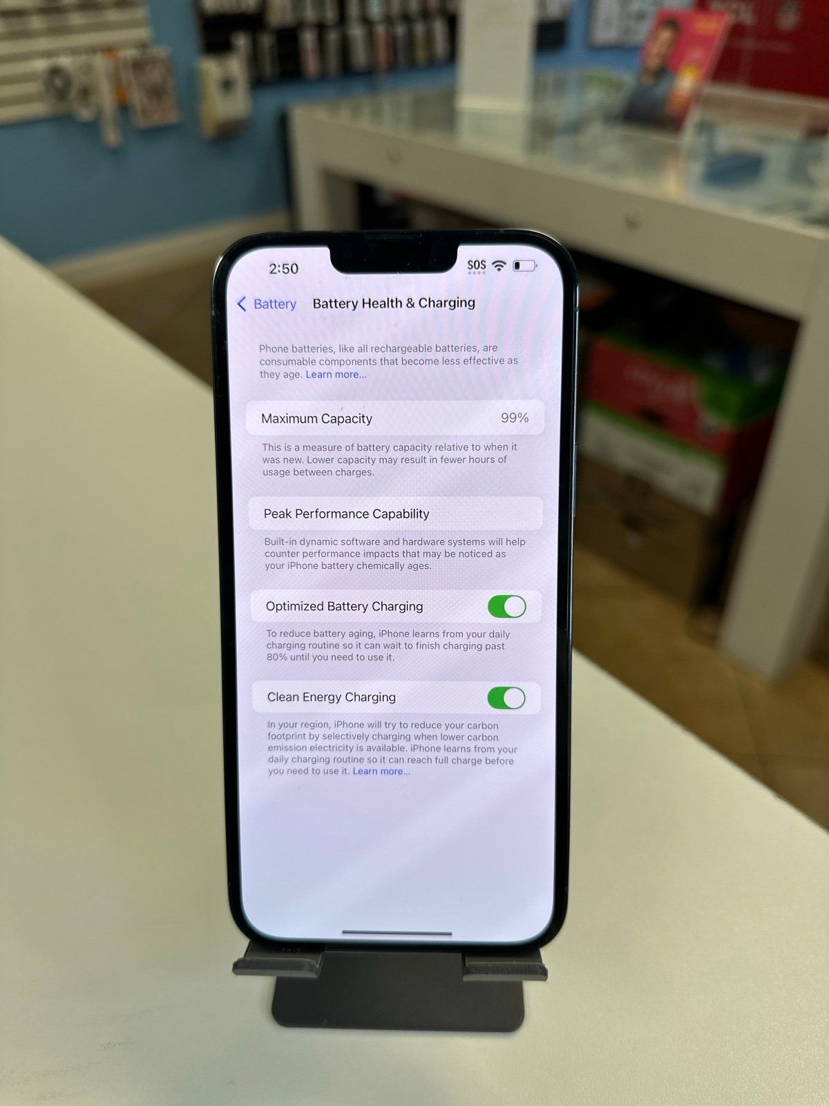 iPhone 13 Pro Max sierra 128 gb factory unlocked e sim and physical like new_2