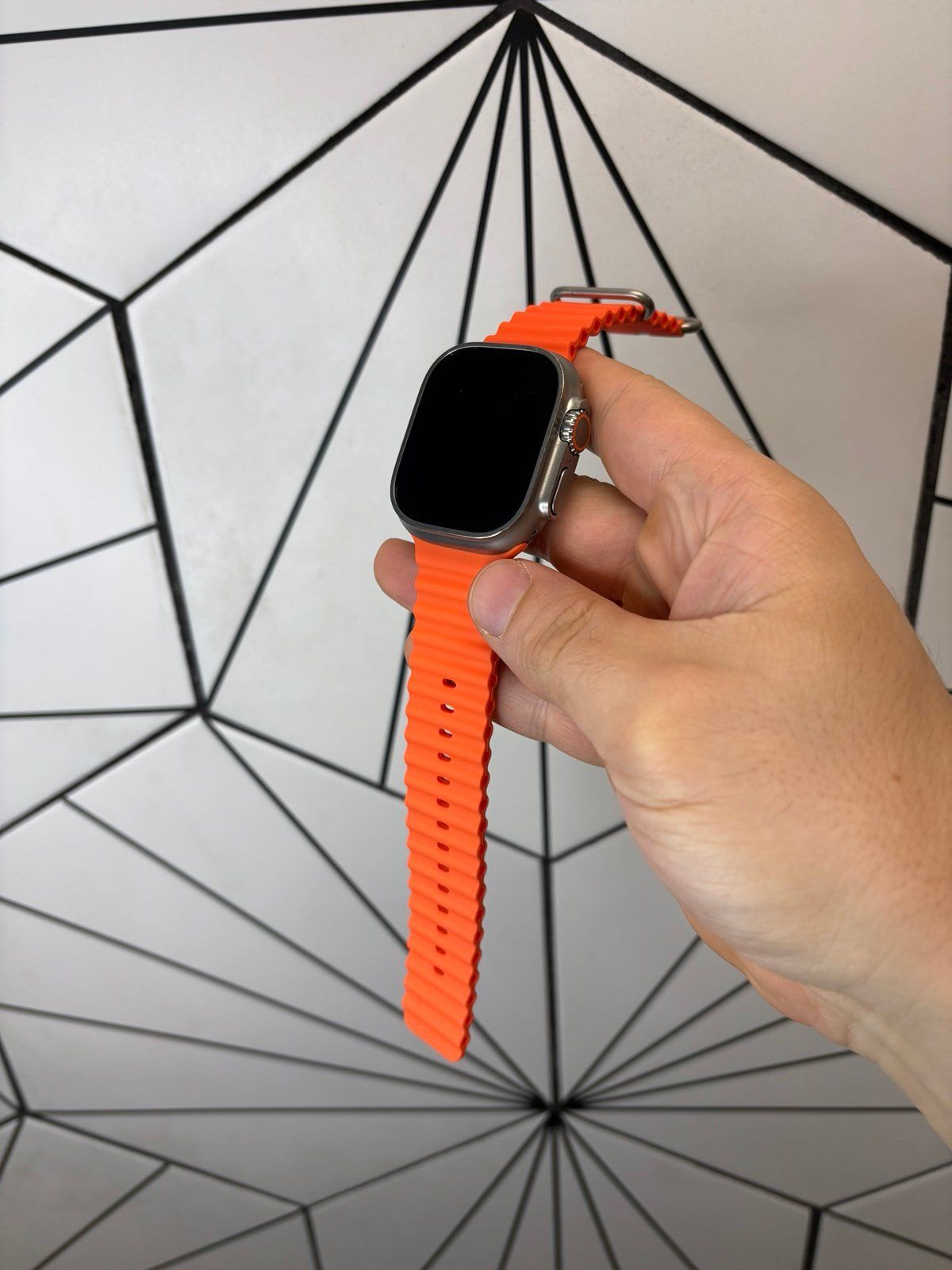 Apple Watch Ultra 49mm Orange Band_8