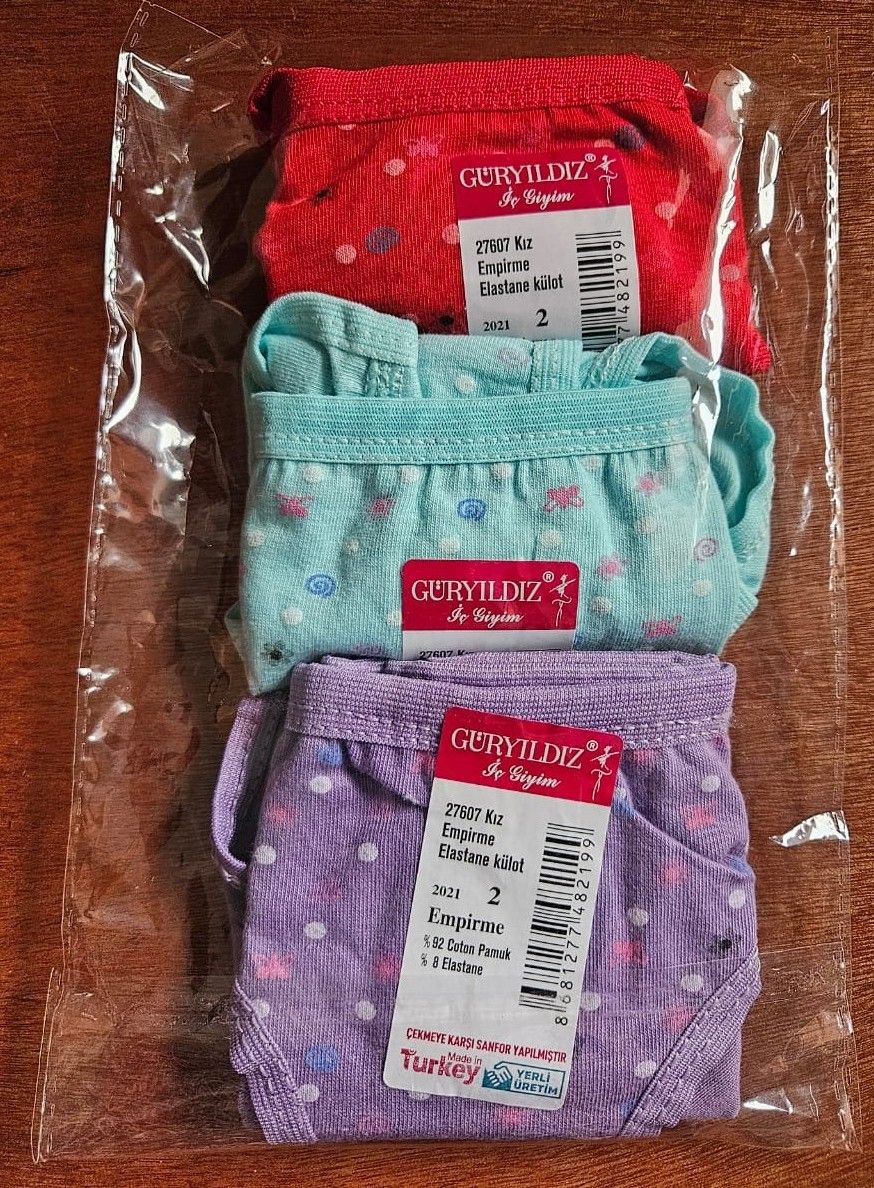 Lot de 3 Slips Petite Fille _3