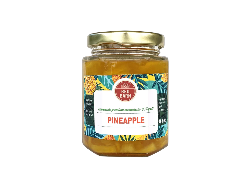 Homemade Jam Pineapple 6 oz / Mermelada casera de piña 6 oz_0
