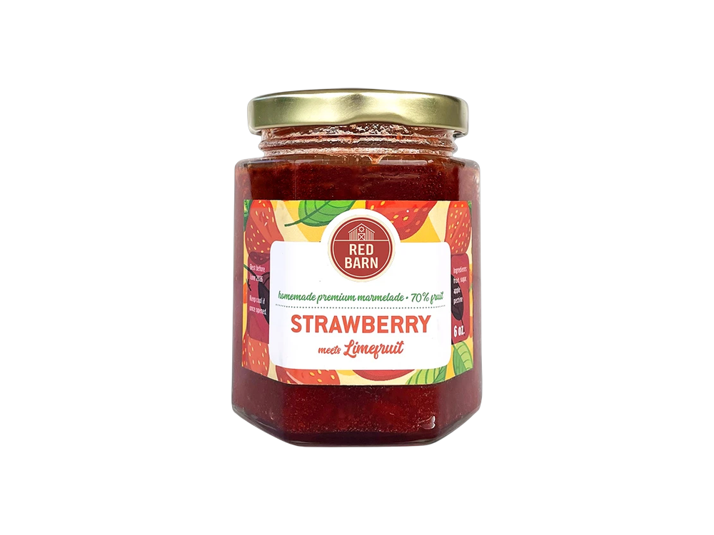 Homemade Jam Strawberry meets Lime 6 oz / Mermelada casera de fresa con lima 6 oz_0
