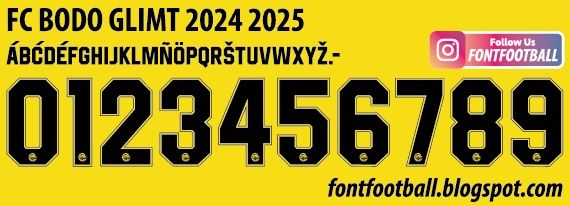 Font Vector FC Bodo Glimt 2024 2025 kit_0