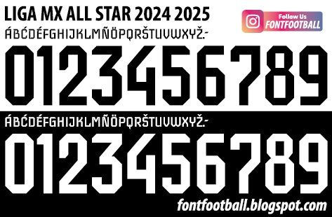 Font Vector Liga MX All Star 2024 2025 kit_0