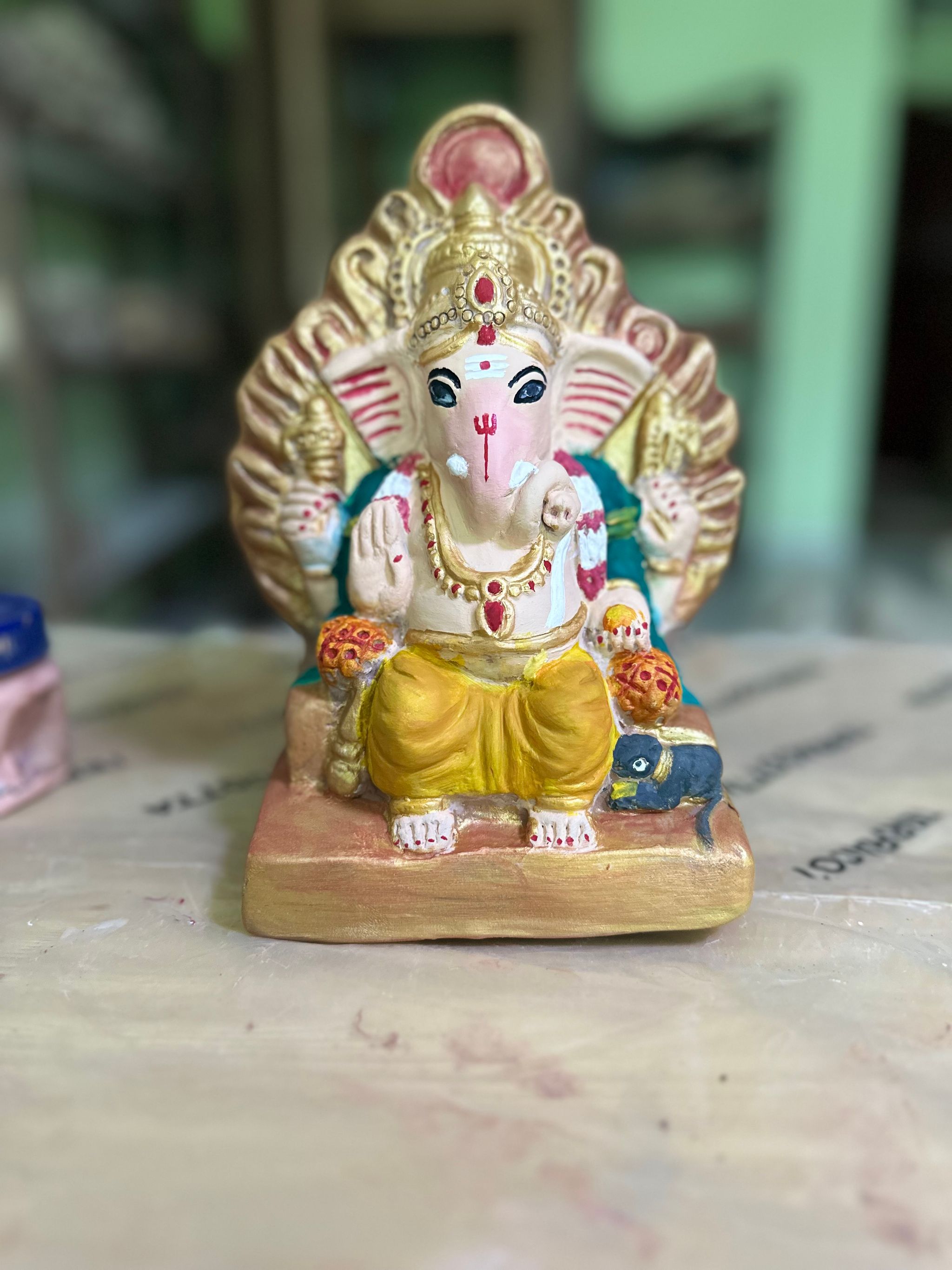 6”-8”  LT Plain Lalbaug Cha ka raja _1