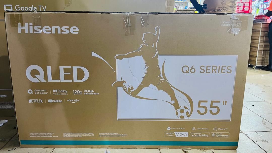 Hisense 55” Smart Q6 QLED 4K Frameless Tv_0