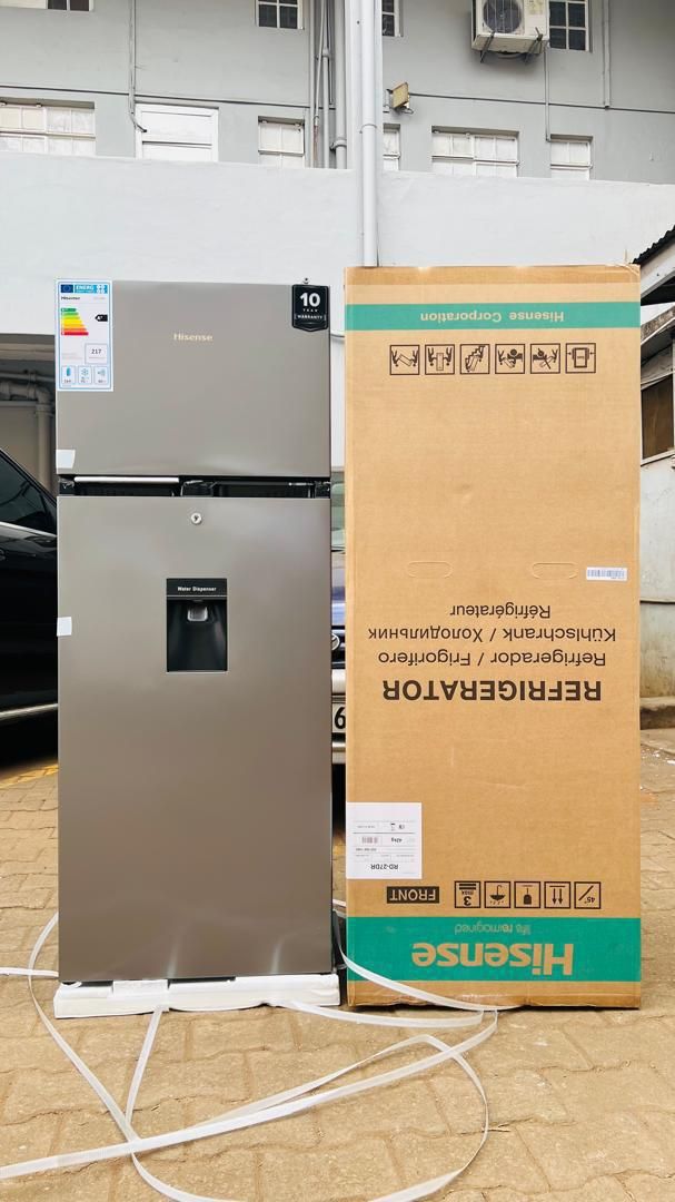 Hisense 270L Double Door Fridge With Dispenser _0