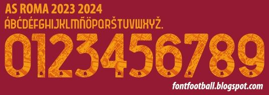 Font Vector AS Roma 2023 2024 kit_0