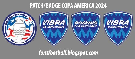 Patch Badge Copa America 2024 Vector_0