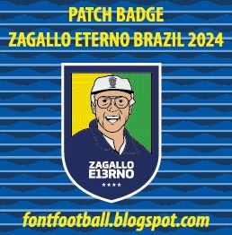 Patch Badge Zagallo Eterno Brazil 2024 Vector_0