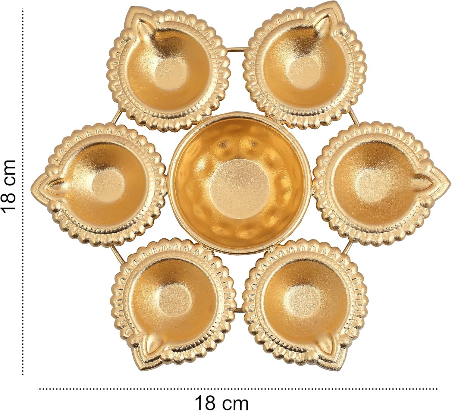 DIWALI DIYA LIGHT 7INCH  SET OF 3PCS_3