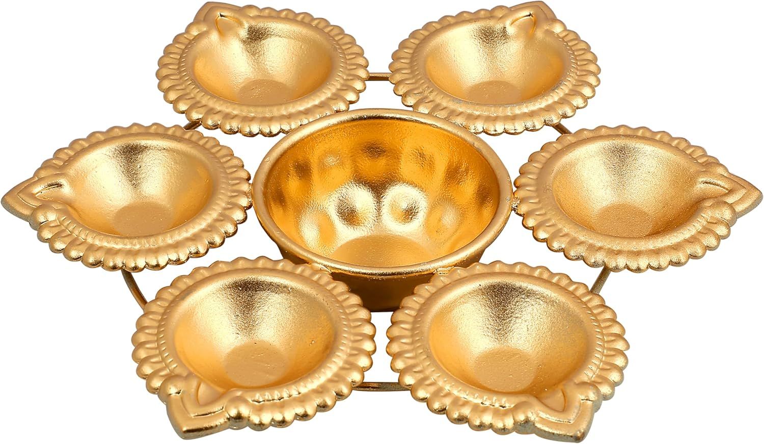 DIWALI DIYA LIGHT 7INCH  SET OF 3PCS_4