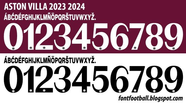 Font Vector Aston Villa 2023 2024 kit_0