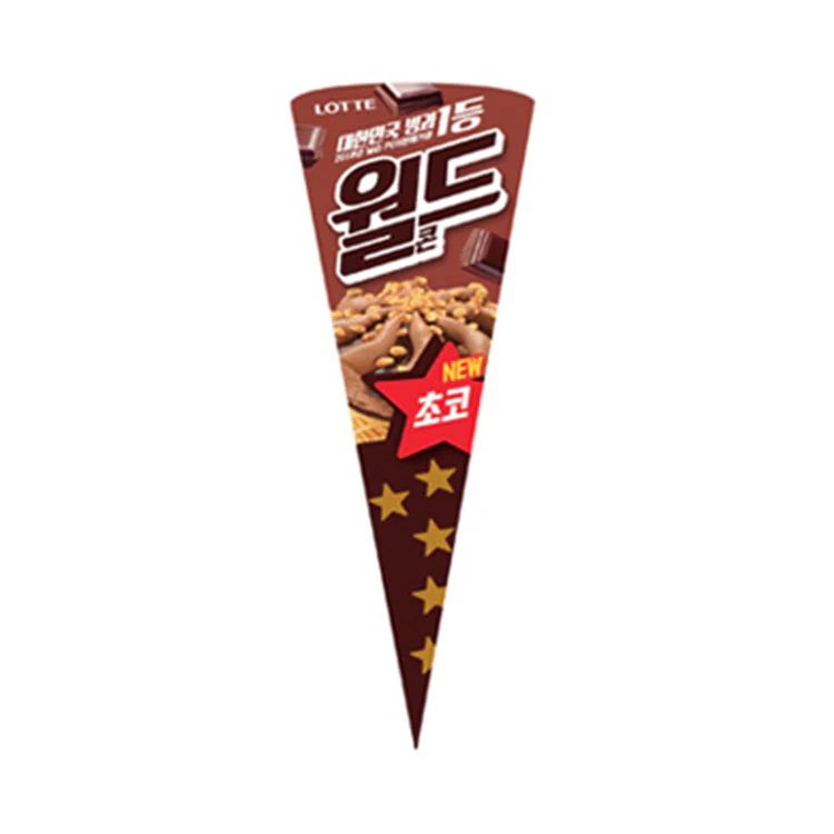 LOTTE-World cone Almond Ice Cream _0