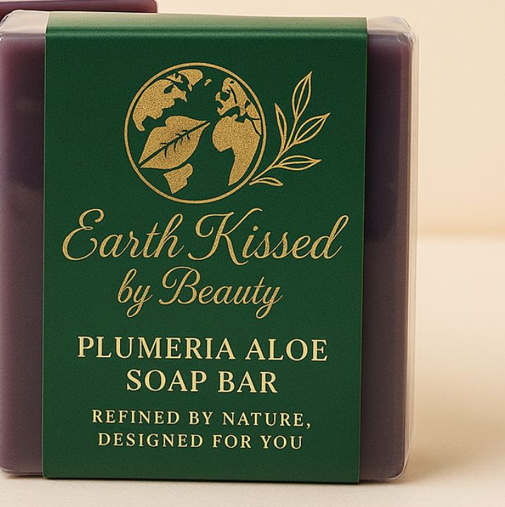 Earth Kissed by Beauty Plumeria Aloe Soap Bar BA _0