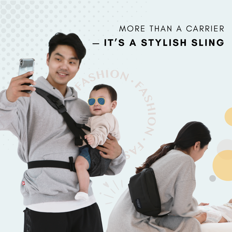 BORNBOON Hip Seat 3 in 1 Baby Carrier | Sling Bag_5
