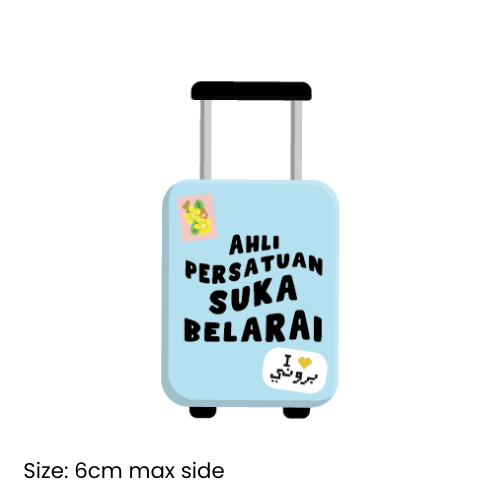Ahli Persatuan Suka Belarai Waterproof Sticker_0