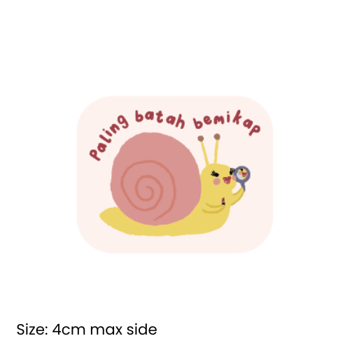 Paling Batah Bemikap Waterproof Sticker_0
