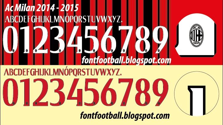 Font Vector AC Milan 2014 2015 Kit_0