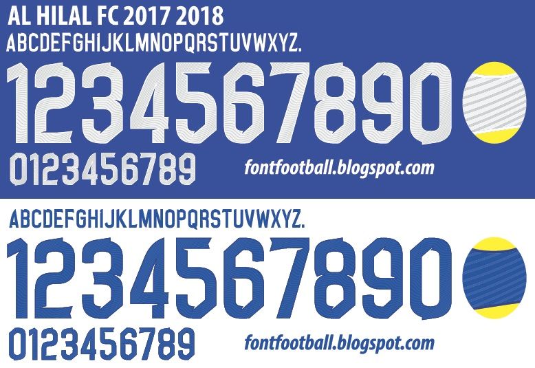 Font Vector AL Hilal FC 2017 2018 kit_0