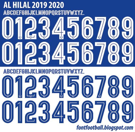Font Vector AL Hilal FC 2019 2020 kit_0