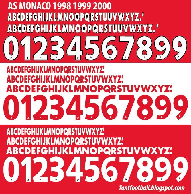 Font Vector AS Monaco 1998 1999 2000 kit_0