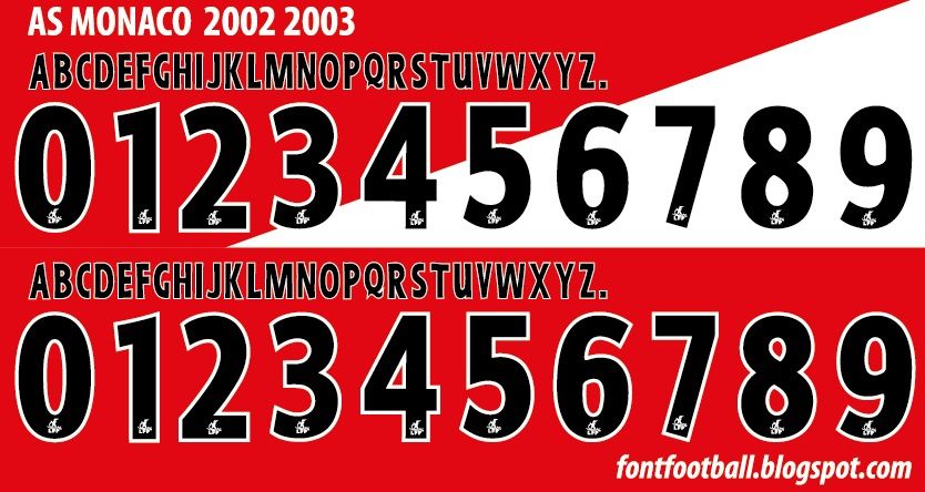 Font Vector AS Monaco 2002 2003 kit_0