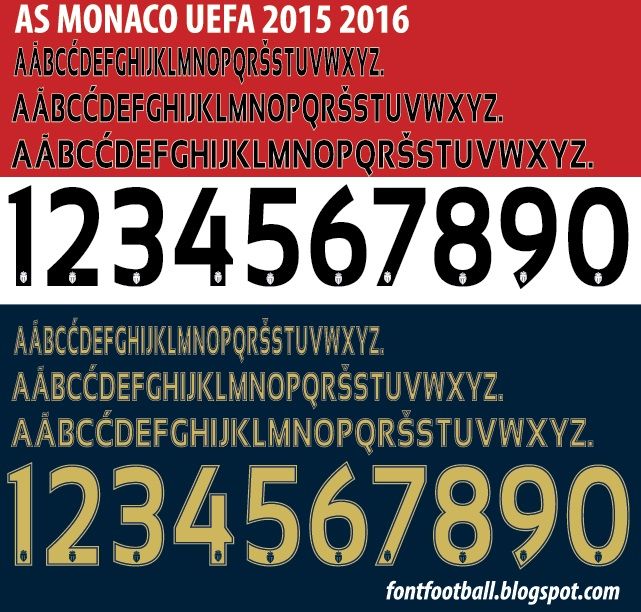Font Vector AS Monaco UCL 2015 2016 kit_0