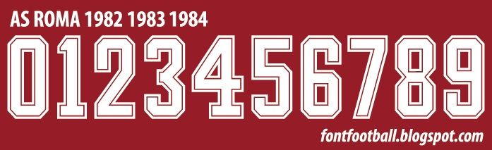 Font Vector AS Roma 1982 1983 1984 kit_0
